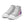 Cargar imagen en el visor de la galería, Genderfluid Pride Colors Original Gray High Top Shoes - Women Sizes

