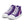 Load image into Gallery viewer, Genderfluid Pride Colors Original Purple High Top Shoes - Women Sizes
