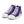 Load image into Gallery viewer, Genderqueer Pride Colors Original Purple High Top Shoes - Women Sizes
