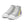 Carregar imagem no visualizador da galeria, Non-Binary Pride Colors Original Gray High Top Shoes - Women Sizes
