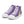 Laden Sie das Bild in den Galerie-Viewer, Non-Binary Pride Colors Original Purple High Top Shoes - Women Sizes
