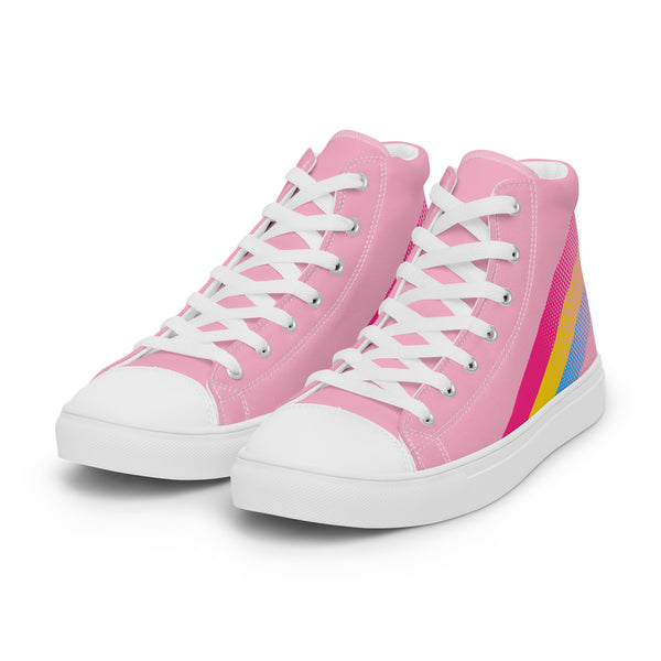 Pansexual Pride Colors Original Pink High Top Shoes - Women Sizes