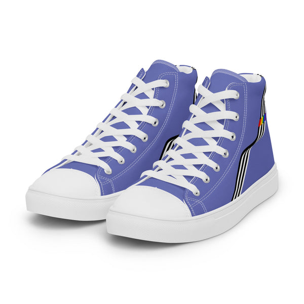 Original Ally Pride Colors Blue High Top Shoes