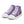 Laden Sie das Bild in den Galerie-Viewer, Original Non-Binary Pride Colors Purple High Top Shoes - Women Sizes
