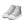 Load image into Gallery viewer, Classic Genderfluid Pride Colors Gray High Top Shoes - Women Sizes
