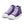 Load image into Gallery viewer, Classic Genderqueer Pride Colors Purple High Top Shoes - Women Sizes
