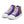 Load image into Gallery viewer, Classic Intersex Pride Colors Indigo High Top Shoes - Women Sizes
