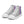 Cargar imagen en el visor de la galería, Classic Omnisexual Pride Colors Gray High Top Shoes - Women Sizes
