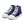 Load image into Gallery viewer, Classic Omnisexual Pride Colors Navy High Top Shoes - Women Sizes

