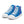 Cargar imagen en el visor de la galería, Classic Omnisexual Pride Colors Blue High Top Shoes - Women Sizes

