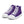 Cargar imagen en el visor de la galería, Trendy Omnisexual Pride Colors Purple High Top Shoes - Women Sizes
