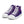 Laden Sie das Bild in den Galerie-Viewer, Modern Genderfluid Pride Colors Purple High Top Shoes - Women Sizes
