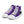 Cargar imagen en el visor de la galería, Modern Genderqueer Pride Colors Purple High Top Shoes - Women Sizes
