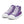 Carregar imagem no visualizador da galeria, Modern Asexual Pride Colors Purple High Top Shoes - Women Sizes
