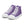 Charger l&#39;image dans la galerie, Trendy Asexual Pride Colors Purple High Top Shoes - Women Sizes

