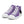 Load image into Gallery viewer, Asexual Pride Colors Modern Purple High Top Shoes - Women Sizes
