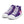 Carregar imagem no visualizador da galeria, Genderfluid Pride Colors Modern Purple High Top Shoes - Women Sizes
