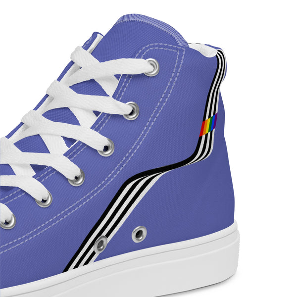 Original Ally Pride Colors Blue High Top Shoes