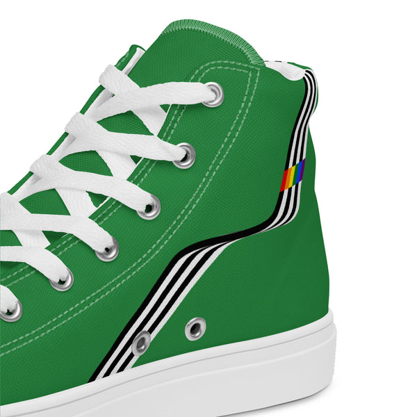 Original Ally Pride Colors Green High Top Shoes - Women Sizes