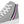 Laden Sie das Bild in den Galerie-Viewer, Classic Asexual Pride Colors Gray High Top Shoes - Women Sizes
