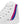 Carregar imagem no visualizador da galeria, Classic Bisexual Pride Colors White High Top Shoes - Women Sizes
