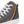 Load image into Gallery viewer, Classic Gay Pride Colors Gray High Top Shoes - Women Sizes
