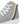 Cargar imagen en el visor de la galería, Classic Non-Binary Pride Colors Gray High Top Shoes - Women Sizes
