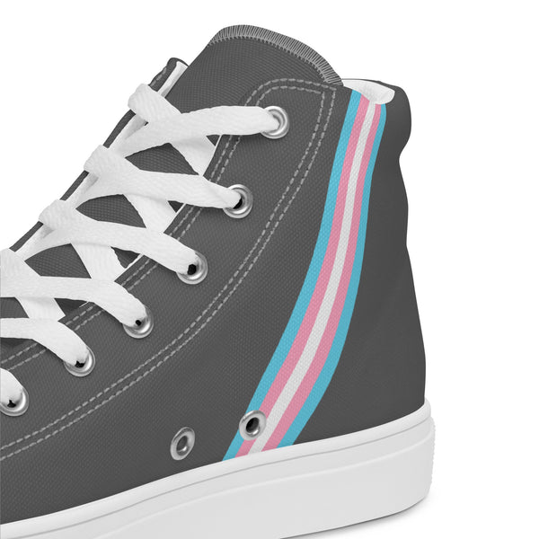 Transgender Pride Gray High Tops