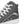 Load image into Gallery viewer, Trendy Agender Pride Colors Gray High Top Shoes - Women Sizes

