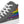 Load image into Gallery viewer, Modern Gay Pride Colors Gray High Top Shoes - Women Sizes
