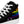 Load image into Gallery viewer, Modern Gay Pride Colors Black High Top Shoes - Women Sizes
