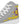 Cargar imagen en el visor de la galería, Modern Intersex Pride Colors Gray High Top Shoes - Women Sizes

