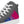Laden Sie das Bild in den Galerie-Viewer, Bisexual Pride Colors Modern Gray High Top Shoes - Women Sizes
