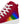 Load image into Gallery viewer, Gay Pride Colors Modern Red High Top Shoes - Women Sizes
