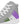 Cargar imagen en el visor de la galería, Genderqueer Pride Colors Modern Gray High Top Shoes - Women Sizes
