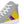 Load image into Gallery viewer, Intersex Pride Colors Modern Gray High Top Shoes - Women Sizes
