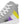 Carica l&#39;immagine nel Visualizzatore galleria, Non-Binary Pride Colors Modern Gray High Top Shoes - Women Sizes
