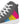 Cargar imagen en el visor de la galería, Pansexual Pride Colors Modern Gray High Top Shoes - Women Sizes
