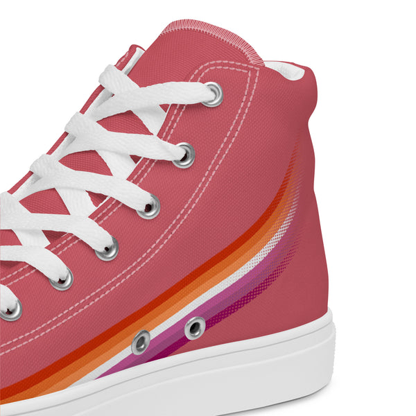 Lesbian Pride Modern High Top Pink Shoes