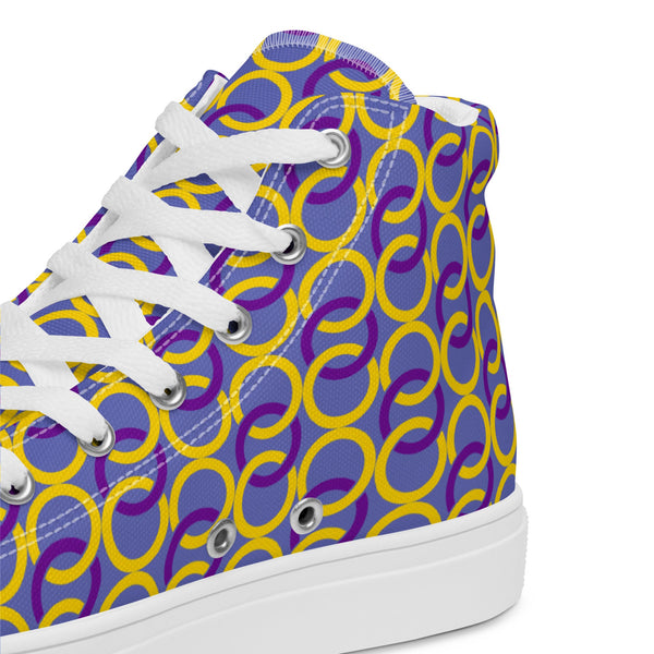 Intersex Pride Classic Purple High Top Shoes