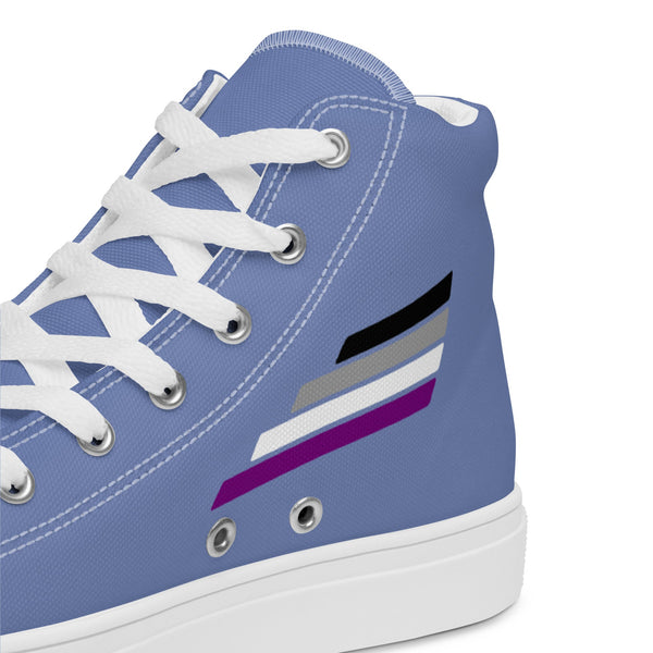 Asexual Pride Modern Blue High Top Shoes