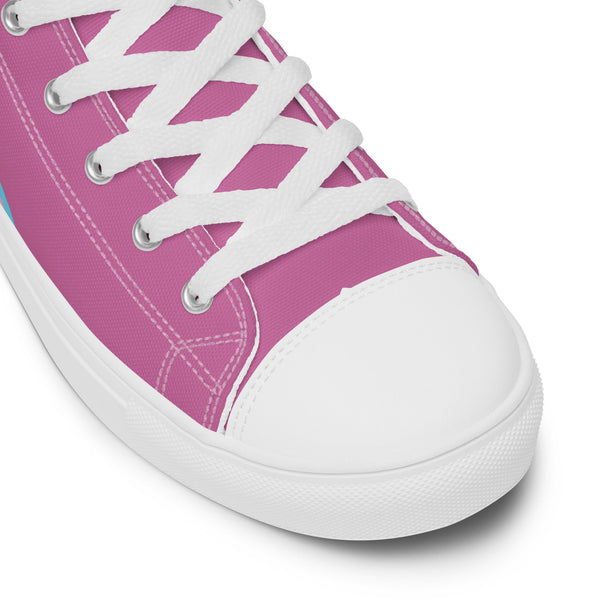 Transgender Flag Pink High Tops