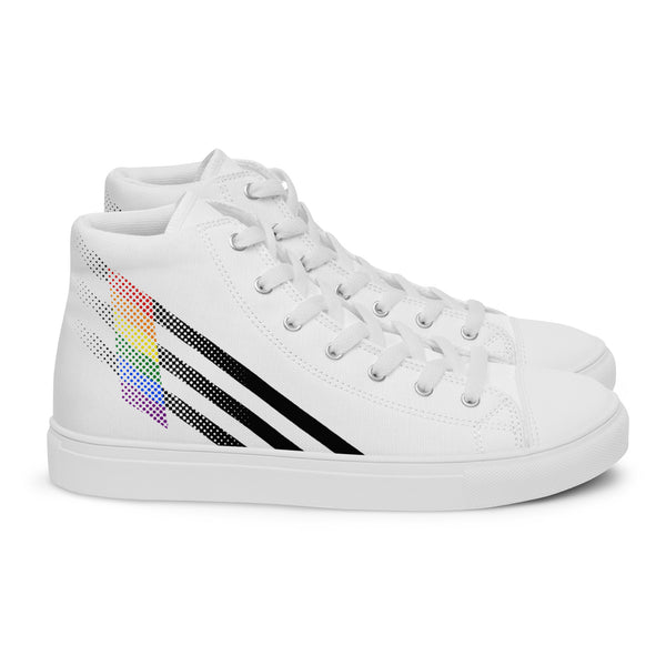 Ally Pride Colors Original White High Top Shoes - Women Sizes