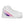 Load image into Gallery viewer, Genderfluid Pride Colors Original White High Top Shoes - Women Sizes
