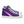 Charger l&#39;image dans la galerie, Genderfluid Pride Colors Original Purple High Top Shoes - Women Sizes
