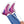 Carica l&#39;immagine nel Visualizzatore galleria, Omnisexual Pride Colors Original Violet High Top Shoes - Women Sizes
