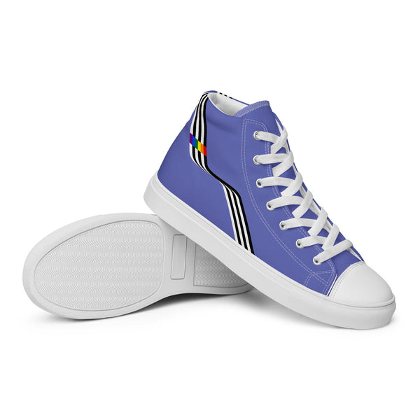 Original Ally Pride Colors Blue High Top Shoes