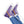Carregar imagem no visualizador da galeria, Classic Gay Pride Colors Purple High Top Shoes - Women Sizes
