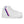 Load image into Gallery viewer, Classic Genderfluid Pride Colors White High Top Shoes - Women Sizes
