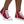 Laden Sie das Bild in den Galerie-Viewer, Classic Lesbian Pride Colors Burgundy High Top Shoes - Women Sizes

